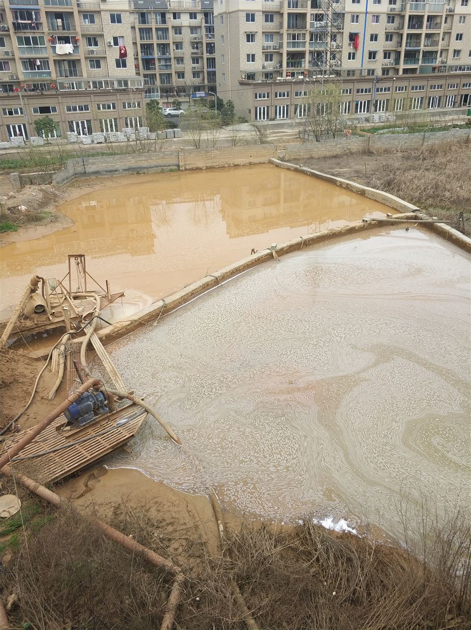 石柱沉淀池淤泥清理-厂区废水池淤泥清淤
